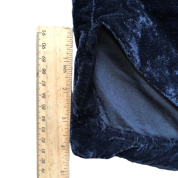 Free People Annalise Velvet Mini Skirt || Black - Picture 8 of 8